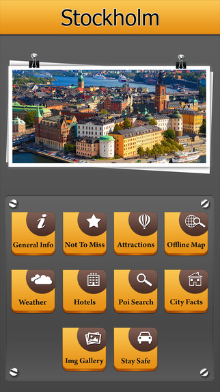 Stockholm Offline Map City Guide
