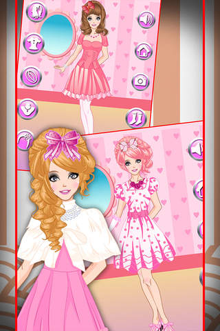 Pink Princess Dress Up Game - New Stylish Game screenshot 2
