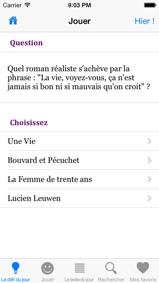 【免費書籍App】Un Texte Un Jour-APP點子