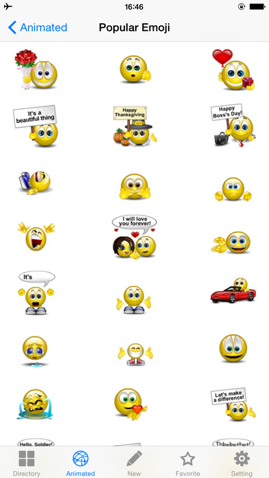 Screenshots of Emoji Keyboard Twitch for iPhone