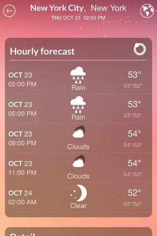 Weather Forecast + Radio screenshot 2