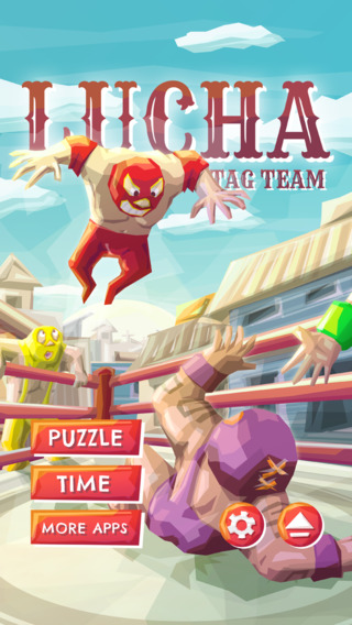 Lucha Tag Team - HD - PRO - Link Matching Luchadores Puzzle Game