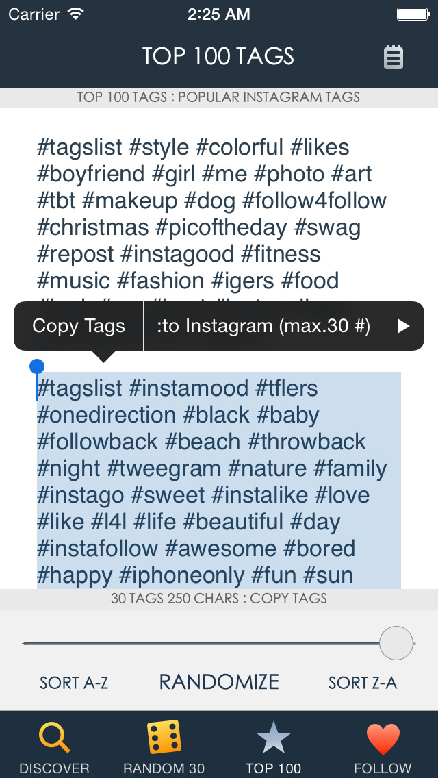 instagramlive | TagsList Pro - Screenshot