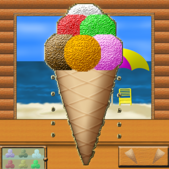 Ice Cream Summer Beach Bar LOGO-APP點子