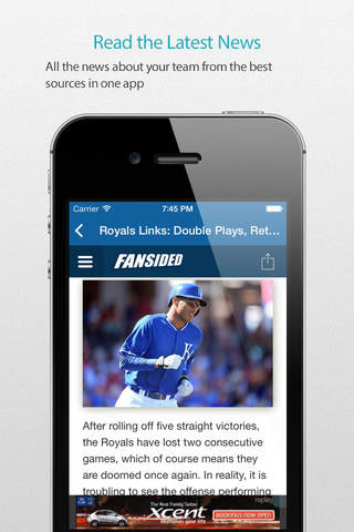 Kansas Baseball Schedule Pro — News, live commentary, standings and more for your team! screenshot 3
