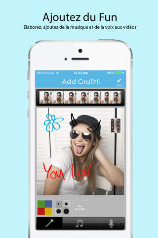 Vliv VideoFun Editor – Video Editing & Sharing – Making & Customizing Videos with Graffiti, Voice & Music screenshot 3