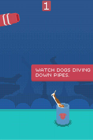 Sausage Dog Diving - Cliff Pug screenshot 4