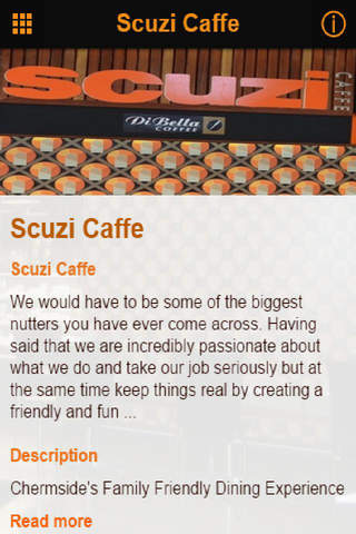 Scuzi Caffe screenshot 2