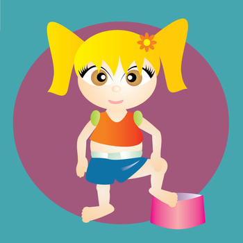 Vicky off to the Potty LOGO-APP點子