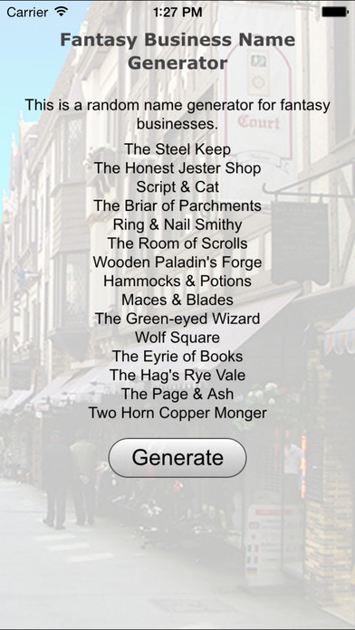 Fantasy Business Name Generator App Download - Android APK