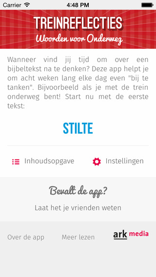 Bijbelapp Treinreflecties