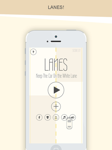 【免費遊戲App】Lanes - Keep the car on the white lane-APP點子