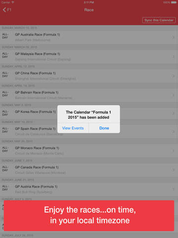 免費下載運動APP|Formula 2015 Race Calendar (AutoCal) app開箱文|APP開箱王