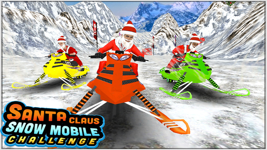 Santa Claus Snowmobile Challenge
