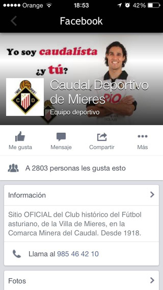 【免費運動App】Caudal Deportivo Mieres-APP點子