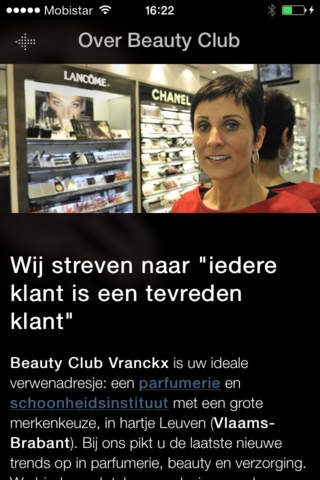 Beauty Club Vranckx screenshot 2