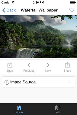 Waterfall Wallpaper HD screenshot 3