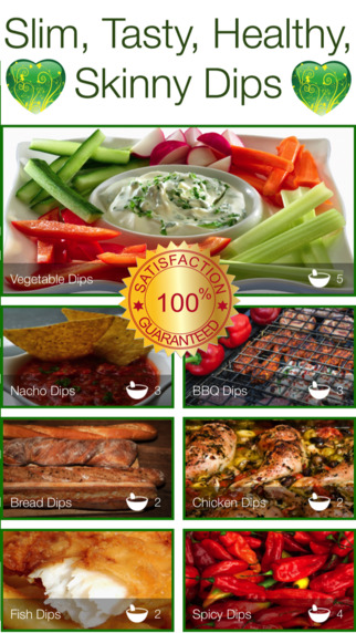 Slim Dips - Recipes for healthy dips