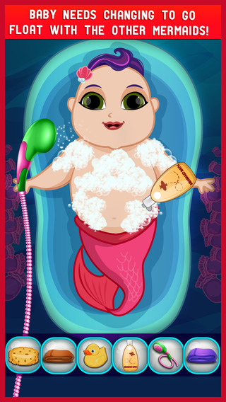 【免費遊戲App】Mommy’s New Baby Doctor - newbie mermaid mommy birth of a newborn babycare girl games-APP點子