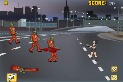 Shoot And Fire The Zombies - Walk The Dead Route Highway screenshot 2