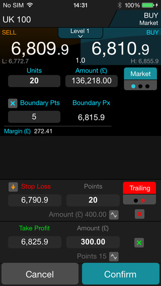 CMC Markets CFD and Forex Next Generation Trading App for iPhone