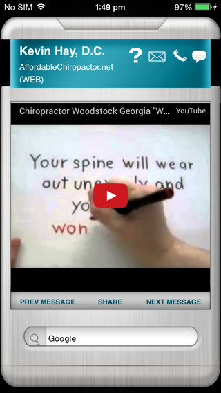 Affordable Chiropractor App