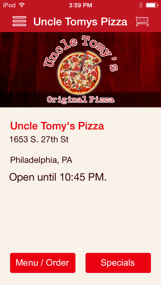 Uncle Tomy's Pizza