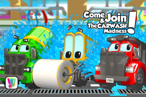 Crazy Construction Truck Wash - Fun Cleaning Game for Kids screenshot 4