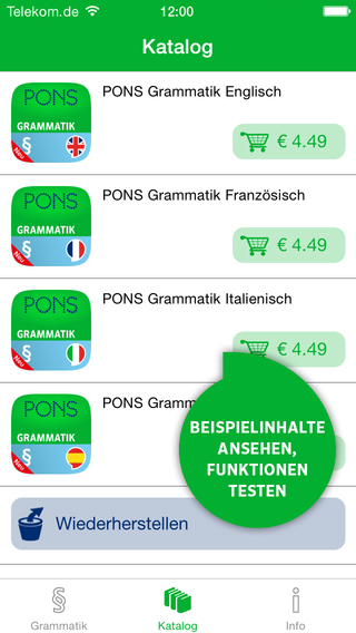 【免費書籍App】PONS Grammatik Bibliothek – Die zuverlässige Standardgrammatik für Englisch, Französisch, Italienisch und Spanisch.-APP點子