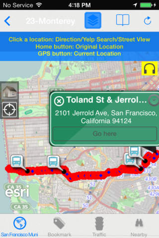 My San Francisco Muni Next Bus screenshot 4