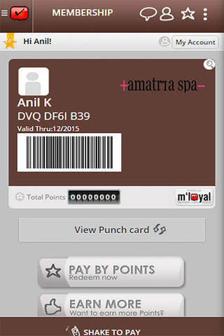Amatrra mLoyal App screenshot 4