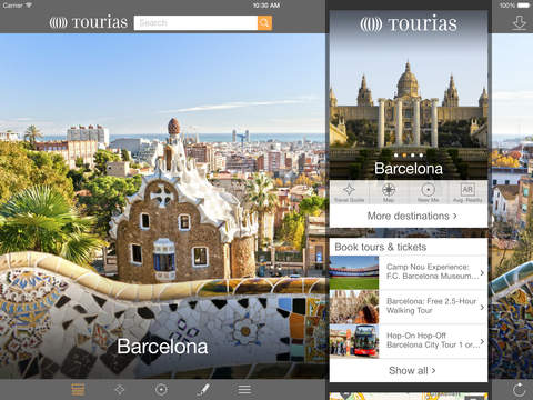 【免費旅遊App】Barcelona Travel Guide - TOURIAS Travel Guide (free off maps)-APP點子