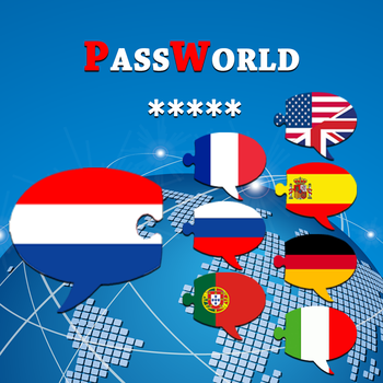 PassWorld – De Gesprekken gids voor op reis - Nederlands/Engels (alsmede Duits, Frans, Spaans, Italiaans, Portugees, Russisch) LOGO-APP點子