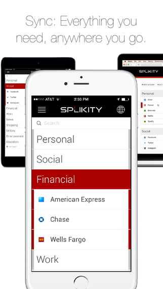 【免費生產應用App】Splikity - The Simple & Secure Password Solution - Save, Sync and Manage Your Private Accounts and Passwords-APP點子