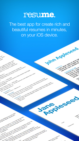 【免費商業App】Resume Maker - Pro CV Designer-APP點子