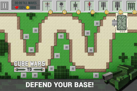 Cube Wars TD Deluxe screenshot 2