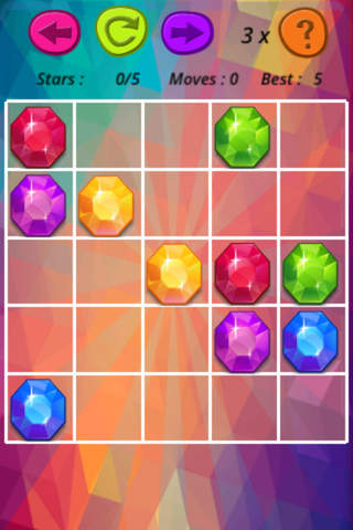 AAA diamond-flowQ:Connect the same color diamond and score hiigh screenshot 4