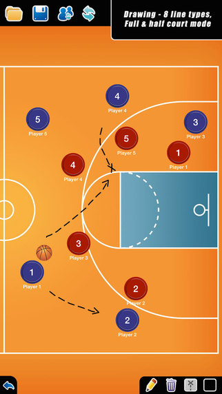 【免費運動App】Coach Tactical Board for Basketball-APP點子