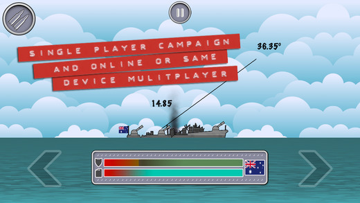 Bowman Battleship Pro - Artillery Campaign Online Multiplayer