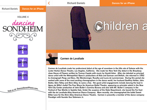 【免費娛樂App】Dancing Sondheim - Dances for an iPhone Volume 4-APP點子