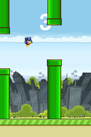 Flappy Iron Robot Bird screenshot 2