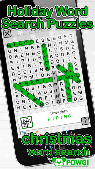 Christmas Word Search by POWGI