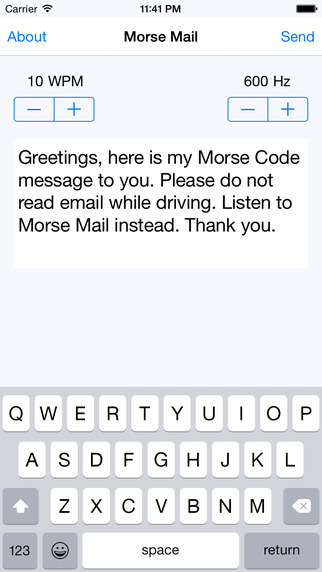 Morse Email
