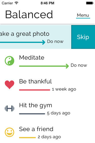 Balanced - Habits tracker & life goals motivation screenshot 4