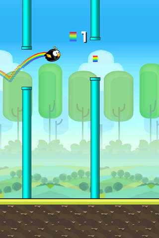 Rainbow Wings -  Flappy Game For Kids screenshot 4