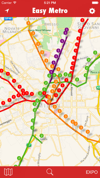 【免費旅遊App】EasyMetro Milan - The Milan Metro, in your pocket!-APP點子