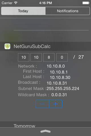 NetGuruSubnetCalc screenshot 2