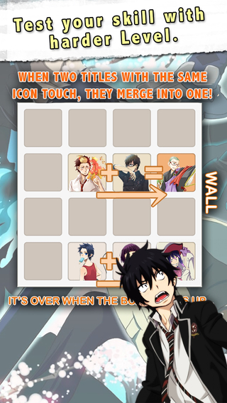2048 Puzzle Blue Exorcist Edition:The Logic games 2014