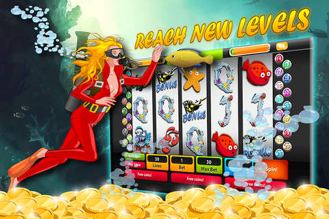 Atlantis Underwater Casino Slots - Win Progressive Chips 777 Bonuses Jackpots Macau Bonanza screenshot 2