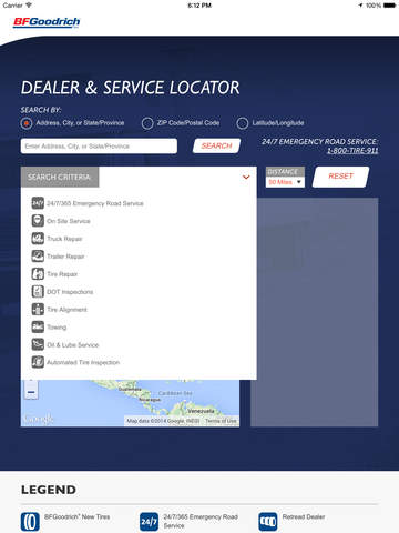 【免費旅遊App】BFGoodrich® Truck Tires Dealer Locator-APP點子